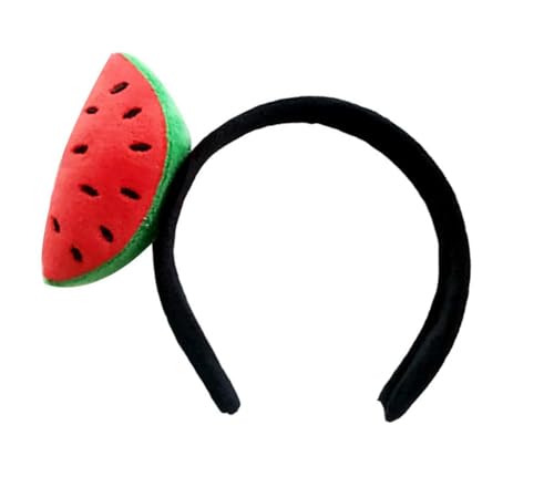 MIMIKRY Haarreif mit Obst | Gemüse - Kostüm-Accessoire mit Plüsch-Frucht - Kopfschmuck für Damen & Kinder - Karneval, Mottoparty, Festival, Sommerparty, Variante:Wassermelone MIMIKRY Haarreif mit Obst | Gemüse - Kostüm-Accessoire mit Plüsch-Frucht - Kopfschmuck für Damen & Kinder - Karneval, Mottoparty, Festival, Sommerparty, Variante:Wassermelone von MIMIKRY