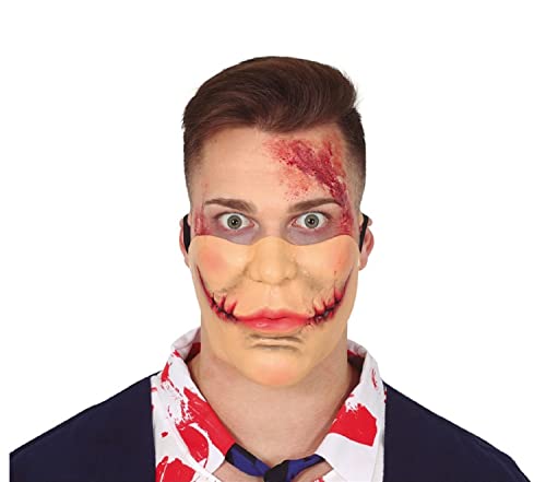 MIMIKRY Halbmaske Mund Wunde Schnitt Halloween Horror Kostüm-Zubehör Joker Maske MIMIKRY Halbmaske Mund Wunde Schnitt Halloween Horror Kostüm-Zubehör Joker Maske von MIMIKRY