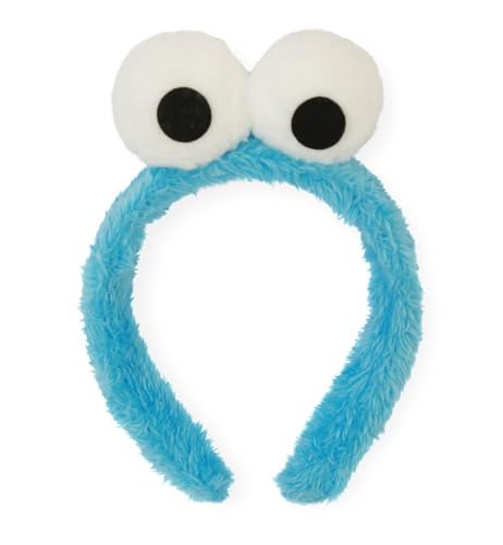 MIMIKRY Krümelmonster Plüsch Haarreif mit Augen Kostüm-Zubehör Cookie Monster Keksmonster, Farbe:Blau MIMIKRY Krümelmonster Plüsch Haarreif mit Augen Kostüm-Zubehör Cookie Monster Keksmonster, Farbe:Blau von MIMIKRY