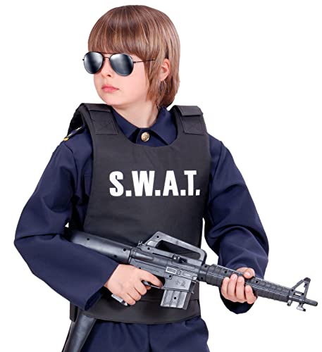 MIMIKRY S.W.A.T. Officer Schutzweste für Kinder Zubehör Sondereinsatzkommando Cop Spezialeinheit von MIMIKRY