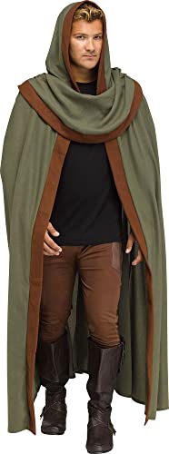 MIMIKRY Umhang mit Kapuze Grün/Braun für Mittelalter Kostüme Robin Hood Damen Herren Cape Kutte MIMIKRY Umhang mit Kapuze Grün/Braun für Mittelalter Kostüme Robin Hood Damen Herren Cape Kutte von MIMIKRY