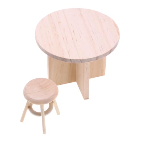 MINAOLULUS 1 Satz Massivholzmöbelmodell Winzige Hausminiaturmöbel Mini-hocker Kleiner Runder Hocker Mini-haustisch Puppenhaus Hocker Modell Puppenstubentisch Mini-Tisch Beige MINAOLULUS 1 Satz Massivholzmöbelmodell Winzige Hausminiaturmöbel Mini-hocker Kleiner Runder Hocker Mini-haustisch Puppenhaus Hocker Modell Puppenstubentisch Mini-Tisch Beige von MINAOLULUS