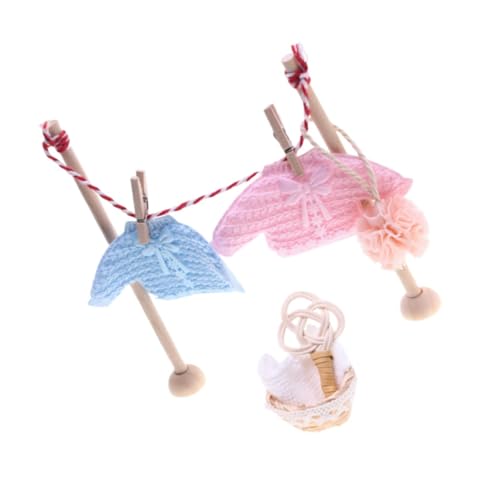 MINAOLULUS 1 Set Miniatur- -Set Winziges Wäscheleinenmodell Mit Staubpinsel Für Dollhouse-wäschereizubehör Lang Anhaltende Mini-wäscheleine Set MINAOLULUS 1 Set Miniatur- -Set Winziges Wäscheleinenmodell Mit Staubpinsel Für Dollhouse-wäschereizubehör Lang Anhaltende Mini-wäscheleine Set von MINAOLULUS