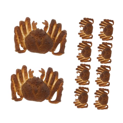 MINAOLULUS 10 Stücke Realistische Gefälschte Krabben Dekorationen Meerestiere Modelle Kleinkinder Badespielzeug Mini Harz Tier Figurine Simulation Lebensmittel Display Requisiten MINAOLULUS 10 Stücke Realistische Gefälschte Krabben Dekorationen Meerestiere Modelle Kleinkinder Badespielzeug Mini Harz Tier Figurine Simulation Lebensmittel Display Requisiten von MINAOLULUS