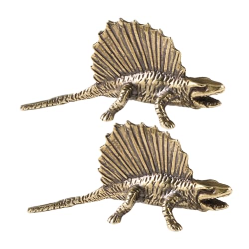 MINAOLULUS 2 Stück Dinosaurier-Ornamente realistischer Dinosaurier Dekorationen für Figuren Dinosaurier-Party Dinosaurier-Form-Ornament Handwerk aus Messing Messingfigur MINAOLULUS 2 Stück Dinosaurier-Ornamente realistischer Dinosaurier Dekorationen für Figuren Dinosaurier-Party Dinosaurier-Form-Ornament Handwerk aus Messing Messingfigur von MINAOLULUS