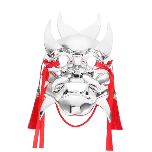 MINAOLULUS Aus Kunststoff Traditionelle Opernmaske Maskenball-gesichtsabdeckung Operngesichtsabdeckung Opernmaske Aus Kunststoff Cosplay- Abs Silver MINAOLULUS Aus Kunststoff Traditionelle Opernmaske Maskenball-gesichtsabdeckung Operngesichtsabdeckung Opernmaske Aus Kunststoff Cosplay- Abs Silver von MINAOLULUS