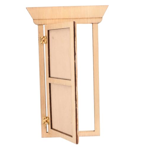 MINAOLULUS Mini -Hausmodellmöbel Miniatur-Puppenhaus- Miniatur-Puppenhaustür tu so, als mini -Tür winziges Türmodell Miniaturpuppenhaus -Türmodell hölzern Beige MINAOLULUS Mini -Hausmodellmöbel Miniatur-Puppenhaus- Miniatur-Puppenhaustür tu so, als mini -Tür winziges Türmodell Miniaturpuppenhaus -Türmodell hölzern Beige von MINAOLULUS
