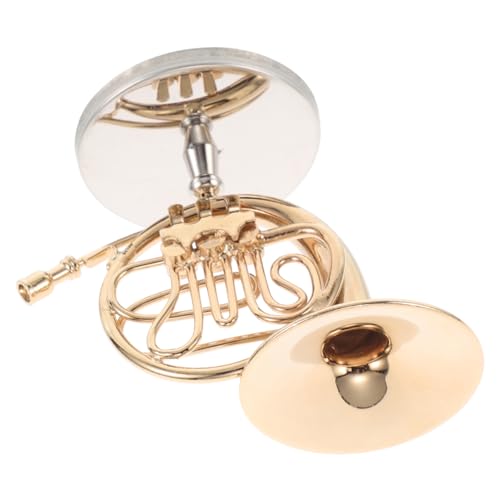 MINAOLULUS Miniaturinstrumenthorn Mini- zartes Miniaturinstrument dekoratives Miniaturinstrument entzückende Mini-Hausdekoration zartes Mini-Instrument Kupfer Golden MINAOLULUS Miniaturinstrumenthorn Mini- zartes Miniaturinstrument dekoratives Miniaturinstrument entzückende Mini-Hausdekoration zartes Mini-Instrument Kupfer Golden von MINAOLULUS