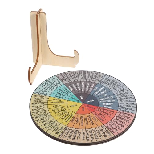 MINAOLULUS Psychische Gesundheit Ornamente Emotionsrad-Dekoration Desktop emotionales Rad Desktop-Gefühlsrad Emotionsdiagramm Schreibtisch Emotionrad Stimmungszeichen Holz MINAOLULUS Psychische Gesundheit Ornamente Emotionsrad-Dekoration Desktop emotionales Rad Desktop-Gefühlsrad Emotionsdiagramm Schreibtisch Emotionrad Stimmungszeichen Holz von MINAOLULUS
