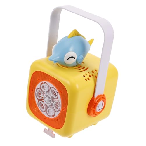 MINAOLULUS Seifenblasenmaschine Blasenmacher Seifenblasenbläser für Kinderblasen Badeblasenmaschine Bubble Machine für Hochzeitsblasen Plastik Yellow MINAOLULUS Seifenblasenmaschine Blasenmacher Seifenblasenbläser für Kinderblasen Badeblasenmaschine Bubble Machine für Hochzeitsblasen Plastik Yellow von MINAOLULUS