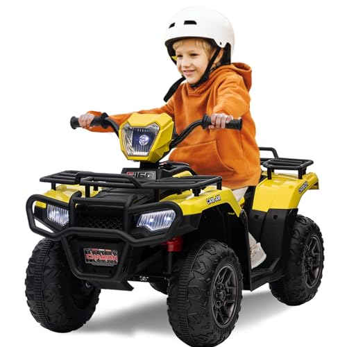Elektroauto für Kinderquad, ATV für Kinder, mit Licht, Musik, Lautsprecher, 12V Batterie für 10 Stunden, Max Gewicht 25kg, für Kinder 3–6 Jahre Elektroauto für Kinderquad, ATV für Kinder, mit Licht, Musik, Lautsprecher, 12V Batterie für 10 Stunden, Max Gewicht 25kg, für Kinder 3–6 Jahre von MINENICE