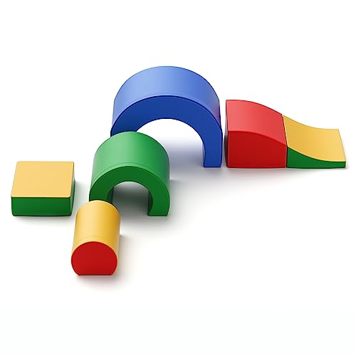 MINENICE Kinder Schaumstoffbausteine, große Schaumstoffbausteine, Indoor-Kletterblöcke, Kinderklettergerüste, Treppe & Rampe, Riesenbausteine zum Klettern & Toben von MINENICE