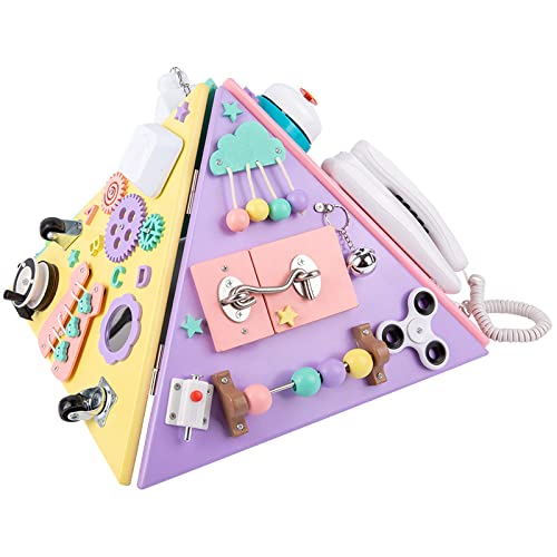MINENICE Kleinkinder Montessori Spielzeug beschäftigt Board für Kleinkinder Pyramidenform Würfel pädagogisches Spielzeug Lernen grundlegende MINENICE Kleinkinder Montessori Spielzeug beschäftigt Board für Kleinkinder Pyramidenform Würfel pädagogisches Spielzeug Lernen grundlegende von MINENICE