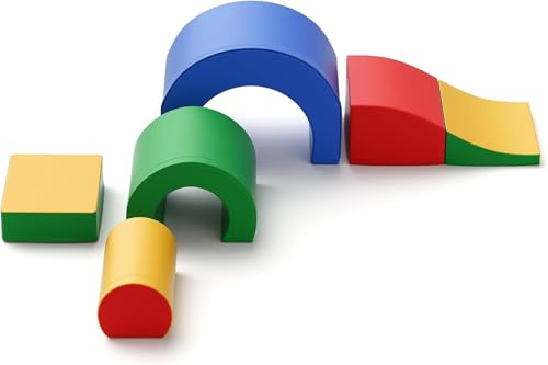 Weiches Schaumstoff-Spielset für Kinder, Indoor-Kletterer, Spielstrukturen, pädagogisches Spielen für Kleinkinder, Kletter- und Krabbelschaumstoff-Spiel, Aktivitätsspielzeug für Kinder (JM313) von MINENICE