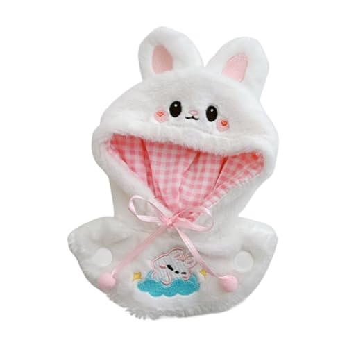 17 cm Puppenkleidung, geeignet für 17 cm große Labubu-Puppenzubehör, sitzend, 1 weißer Overall ohne Puppe 17 cm Puppenkleidung, geeignet für 17 cm große Labubu-Puppenzubehör, sitzend, 1 weißer Overall ohne Puppe von MINGSOLDIER