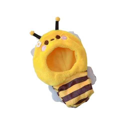 17 cm langes Labubu-Puppen-Kleidungs-Set für 17 cm große Labubu-Zubehör-Anzug, keine Puppenkleidung (1Bee Jumpsuit) von MINGSOLDIER
