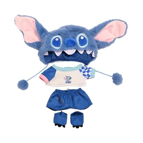 20 cm Puppenkleidung, 20 cm Plüschpuppenkleidung, 20,1 cm Puppenzubehör, blaues Set, 1 T-Shirt, 1 Schuhe, 1 Hose, 1 Hut, keine Puppe 20 cm Puppenkleidung, 20 cm Plüschpuppenkleidung, 20,1 cm Puppenzubehör, blaues Set, 1 T-Shirt, 1 Schuhe, 1 Hose, 1 Hut, keine Puppe von MINGSOLDIER