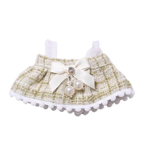 Baumwoll-Puppen-Kleidungsset für 16 cm große Luky Cat Puppen, Zubehör, Anzug 1 grünes Kleid ohne Puppe Baumwoll-Puppen-Kleidungsset für 16 cm große Luky Cat Puppen, Zubehör, Anzug 1 grünes Kleid ohne Puppe von MINGSOLDIER
