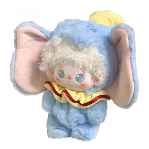 Baumwoll-Puppen-Kleidungsset für 20 cm Plüschpuppen, Zubehör Anzug 1 Elefant Overall keine Puppe Baumwoll-Puppen-Kleidungsset für 20 cm Plüschpuppen, Zubehör Anzug 1 Elefant Overall keine Puppe von MINGSOLDIER
