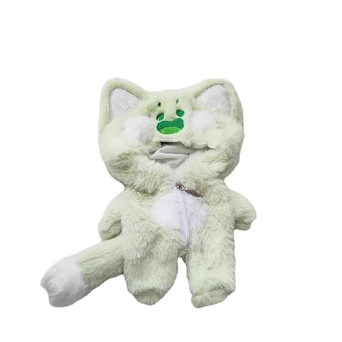 Baumwoll-Puppen-Kleidungsset für 20 cm Plüschpuppen, Zubehör Anzug 1 grüner Overall ohne Puppe von MINGSOLDIER