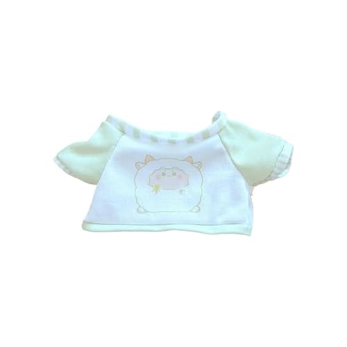 Baumwoll-Puppen-Kleidungsset für 20 cm Plüschpuppen, Zubehör Anzug 1 grünes Hemd ohne Puppe Baumwoll-Puppen-Kleidungsset für 20 cm Plüschpuppen, Zubehör Anzug 1 grünes Hemd ohne Puppe von MINGSOLDIER