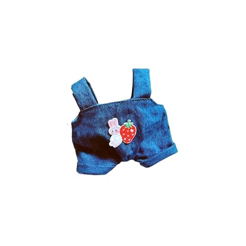 Baumwoll-Puppen-Kleidungsset für 20 cm Plüschpuppen, Zubehör Anzug 1 tiefblauer Strampler ohne Puppe Baumwoll-Puppen-Kleidungsset für 20 cm Plüschpuppen, Zubehör Anzug 1 tiefblauer Strampler ohne Puppe von MINGSOLDIER