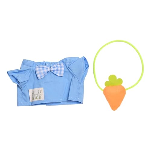 Baumwoll-Puppen-Kleidungsset für 20 cm große Babythree Puppen, Zubehör Anzug 1 Oberteil + 1 Karotten-Rucksack, keine Puppe Baumwoll-Puppen-Kleidungsset für 20 cm große Babythree Puppen, Zubehör Anzug 1 Oberteil + 1 Karotten-Rucksack, keine Puppe von MINGSOLDIER