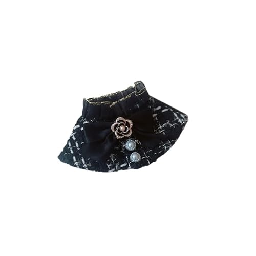 Labubu-Puppen-Kleidungs-Set für 17 cm große Labubu-Zubehör, Anzug für keine Puppe, nur Kleidung (1 schwarzer Schal) von MINGSOLDIER