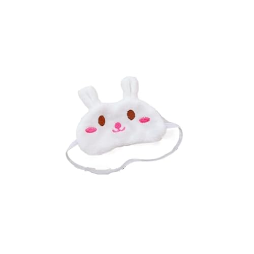 Labubu Puppenkleidungs-Set für 17 cm große Labubu-Zubehör, Anzug für keine Puppe, nur Kleidung (1 weiße Kaninchen-Augenmaske) von MINGSOLDIER