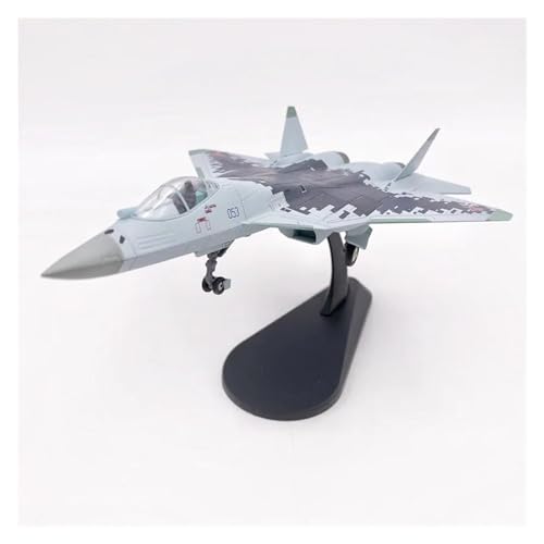 Flugzeug Spielzeug Diecast Metal Alloy Maßstab 1:100 Russisches Su 57 SU57 Kampfflugzeug Flugzeugmodell Su-57 Flugzeugmodell Spielzeug von MINGYTN