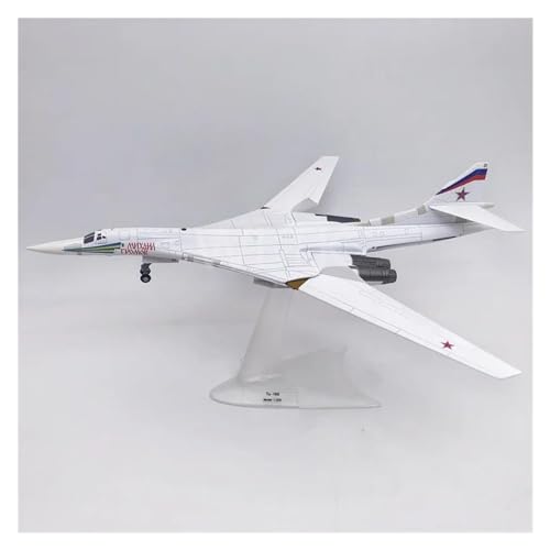 Flugzeug Spielzeug Für Den Russischen Strategischen Atombomber TU-160 White Swan Militarisiertes Kampfflugzeug Modellsammlung Spielzeug Im Maßstab 1:200 von MINGYTN