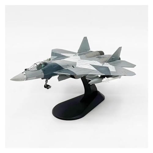 Flugzeug Spielzeug Für Russische Su-57 Stealth Flugzeuge Geometrische Muster Camouflage Malerei Militär Kampf Flugzeug Modell Maßstab 1:100 von MINGYTN
