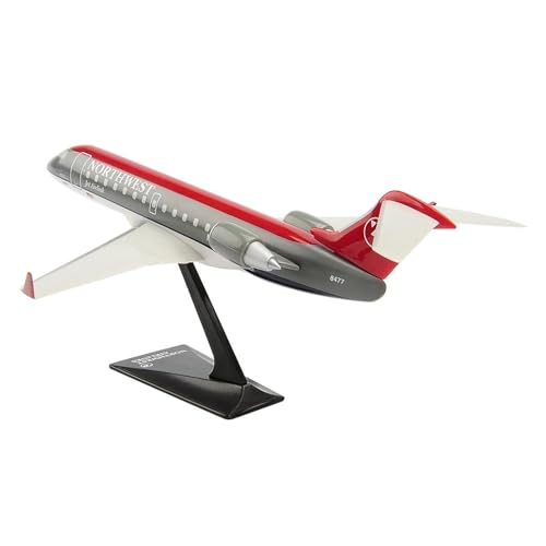 MINGYTN Flugzeug Spielzeug 1:100 Flugzeugmodellspielzeug Northwest Airlines NWA CRJ-200 von MINGYTN