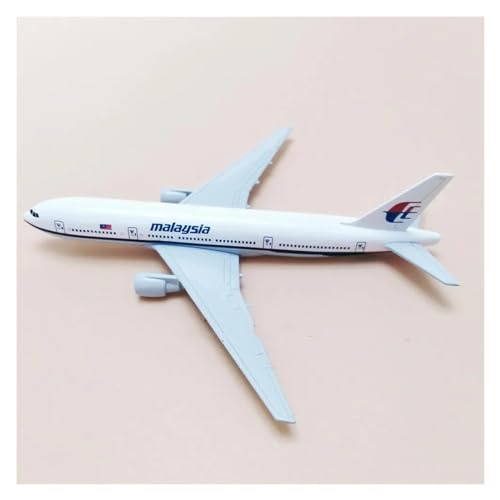 MINGYTN Flugzeug Spielzeug 16 cm Flugzeug Malaysia Airlines Boeing 777 B777 Airways Metalllegierung Maßstab 1:400 Druckgussflugzeug Modellflugzeug Flugzeugspielzeug von MINGYTN