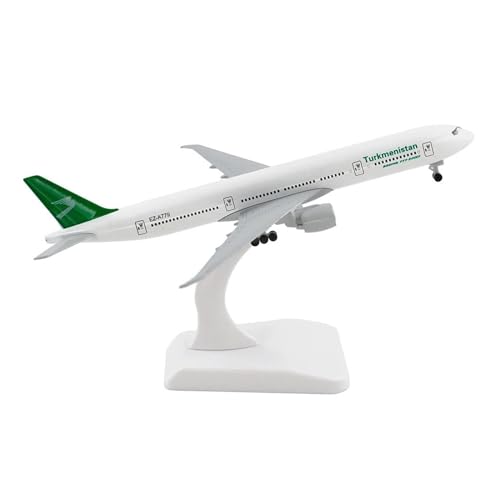 MINGYTN Flugzeug Spielzeug 18 cm Flugzeug Boeing 777 Turkmenistan Airlines Legierung Flugzeug B777 Mit Rad Modell Spielzeug von MINGYTN