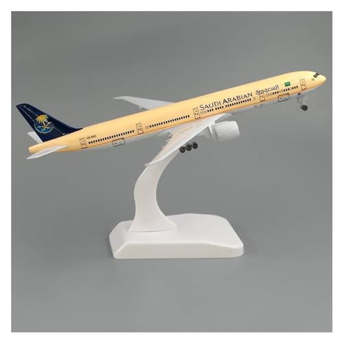MINGYTN Flugzeug Spielzeug 19 cm Flugzeug Boeing 777 Saudi Arabian Airlines Legierungsflugzeug B777 Mit Radmodellspielzeug von MINGYTN
