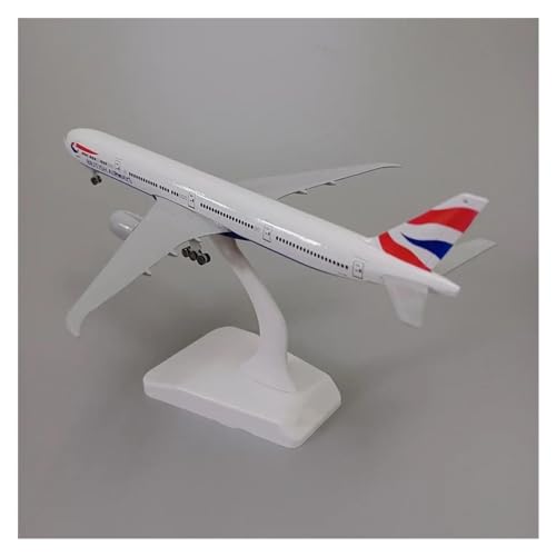 MINGYTN Flugzeug Spielzeug 19 cm Legierungsmetall Air British Airways Boeing 777 B777 Airlines Flugzeugmodell Airways Flugzeugmodell W Räder Fahrwerke Flugzeuge von MINGYTN