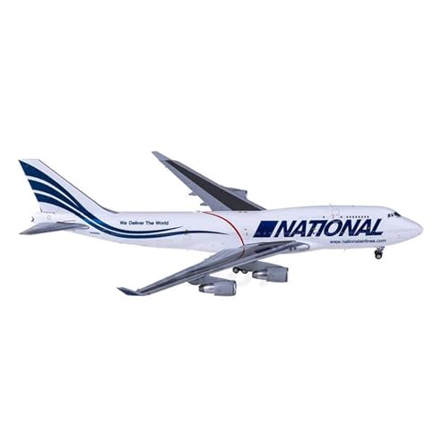 MINGYTN Flugzeug Spielzeug Druckguss-Flugzeugmodell XX4975 National Airlines B747 747-400BCF N702CA Im Maßstab 1:400 von MINGYTN