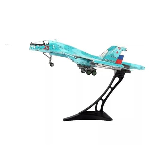 MINGYTN Flugzeug Spielzeug Druckguss-Jagdbomber Air Su-34 U-34 Platypus Im Maßstab 1:72 In Legierungsmodell, Metallspielzeug-Display (Größe : B) von MINGYTN