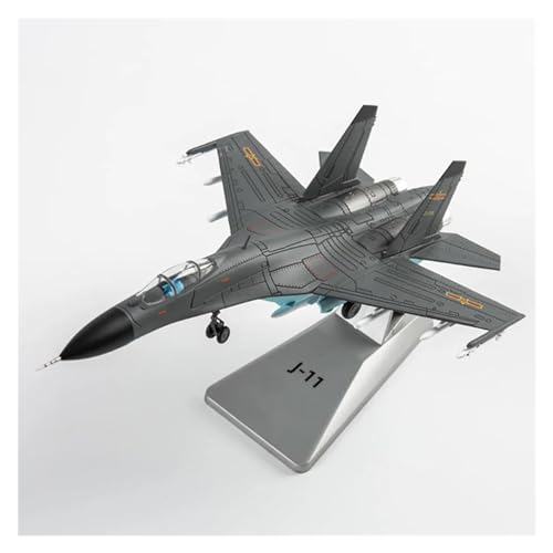 MINGYTN Flugzeug Spielzeug Druckguss-Kampfflugzeug J11 Im Maßstab 1:100, Legierungsflugzeug-Ornamente, Militärmodell-Display von MINGYTN