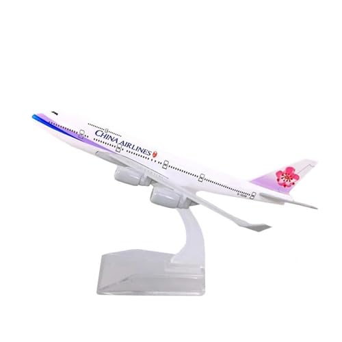 MINGYTN Flugzeug Spielzeug Für B747-400 Luftfahrt Modell Spielzeug China Airlines Metall Legierung Flugzeug Flugzeug Airliner Display Souvenir 16CM Maßstab 1:400 von MINGYTN