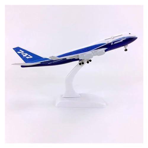 MINGYTN Flugzeug Spielzeug Für Boeing 747 B747 Aviation Model Airlines Flugzeug Flugzeug Erwachsene Kinder Verkehrsflugzeug 20CM Maßstab 1:400 Druckguss-Metalllegierung von MINGYTN