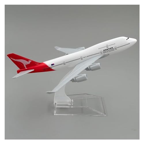 MINGYTN Flugzeug Spielzeug Legierungsflugzeug Im Maßstab 1:400 Boeing 747 Qantas 16 cm Flugzeug B747 Modellspielzeug Dekoration von MINGYTN