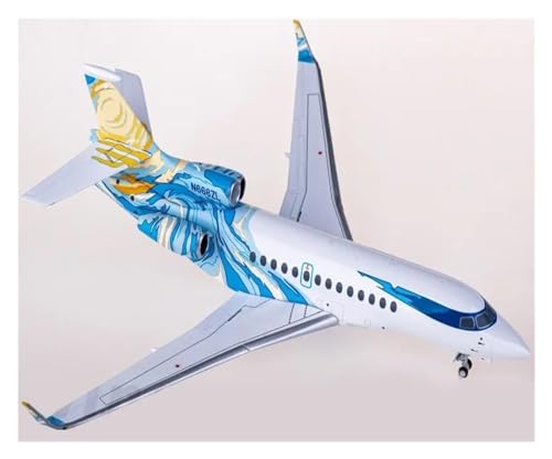 MINGYTN Flugzeug Spielzeug Maßstab 1:200 Dassault Falcon 7X N666ZL Airlines Diecasts Metallflugzeugmodell Spielzeug Für Jungen von MINGYTN