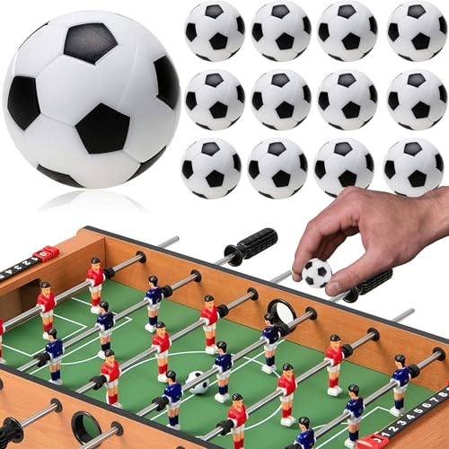MINGZE 12 stücke Tischfußball Kickerbälle Ball, 36mm Tischfußball Fußball Ersatzbälle, Schwarz und Weiß Tischfußbälle Spiel Standardgröße MINGZE 12 stücke Tischfußball Kickerbälle Ball, 36mm Tischfußball Fußball Ersatzbälle, Schwarz und Weiß Tischfußbälle Spiel Standardgröße von MINGZE