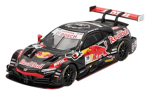 HONDA NSX-GT Team Red Bull, MOTUL MUGEN N 16 Class Super GT 2022 TOSHIKI OYU - UKYO SASAHARA BLACK RED YELLOW von MINI GT