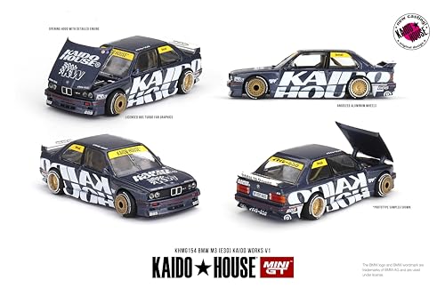 MINI GT 1/64 - B-MW M3 (E30) KAIDO Works V1-1989 KHMG154 von MINI GT
