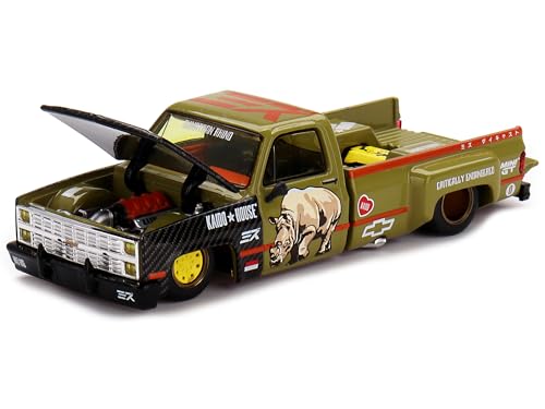 MINI GT 1/64 - C-HEVROLET Silverado Sumatran Rhino - 1980 KHMG153 von MINI GT
