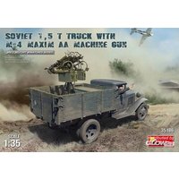 MINIART 35186 1:35 Soviet 1,5t Truck w/M-4 Maxim AA Machine Gun MINIART 35186 1:35 Soviet 1,5t Truck w/M-4 Maxim AA Machine Gun von MINIART