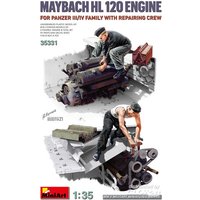 MINIART 35331 1:35 Maybach HL 120 Engine for Panzer III/IV Family w/Repair Crew von MINIART